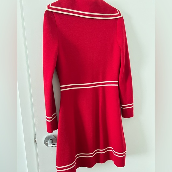 GUCCI WOOL DRESS WITH CONTRAST TRIM - Picture 2 of 7